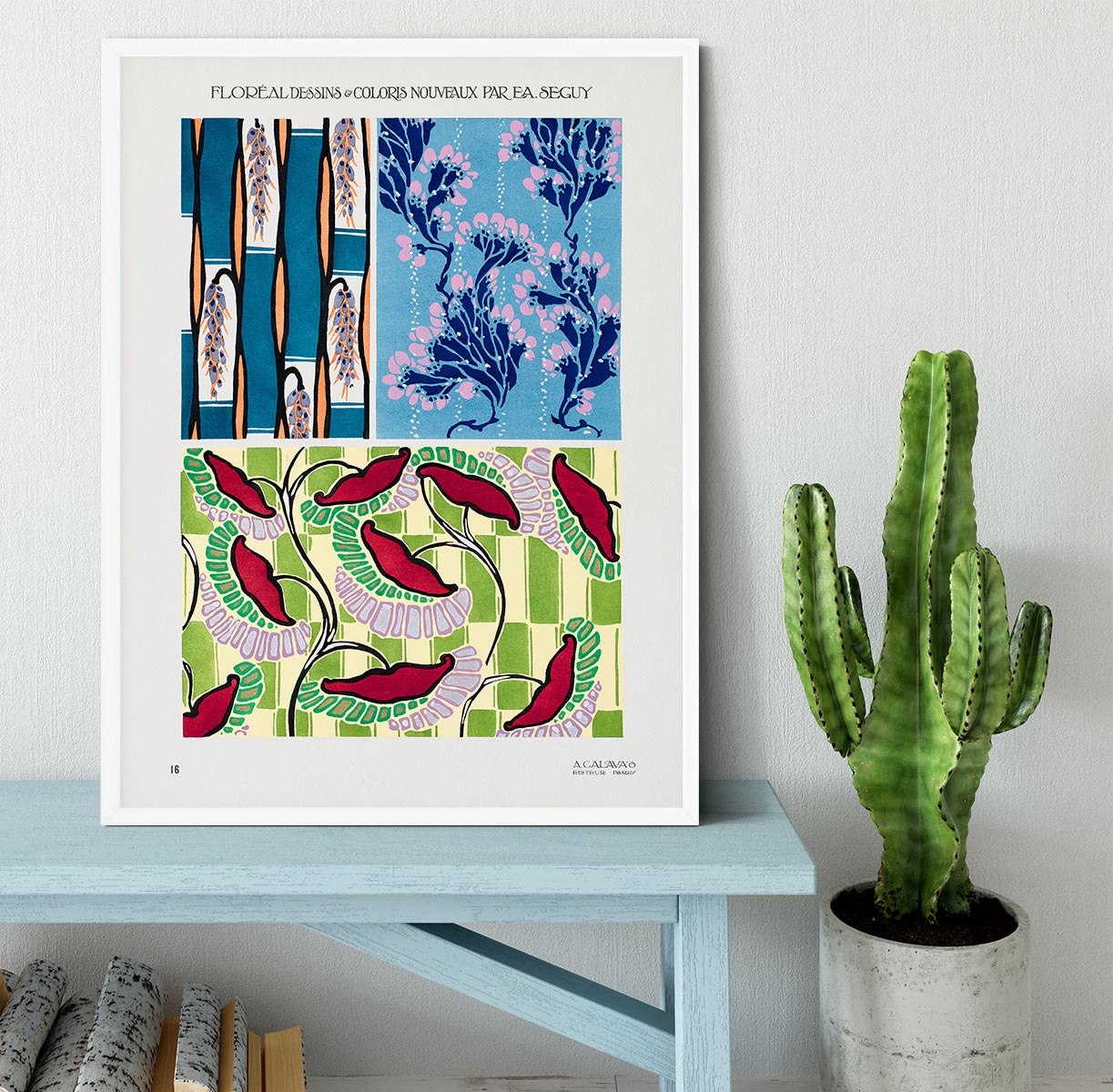 Pattern 16 Framed Print - Canvas Art Rocks -6