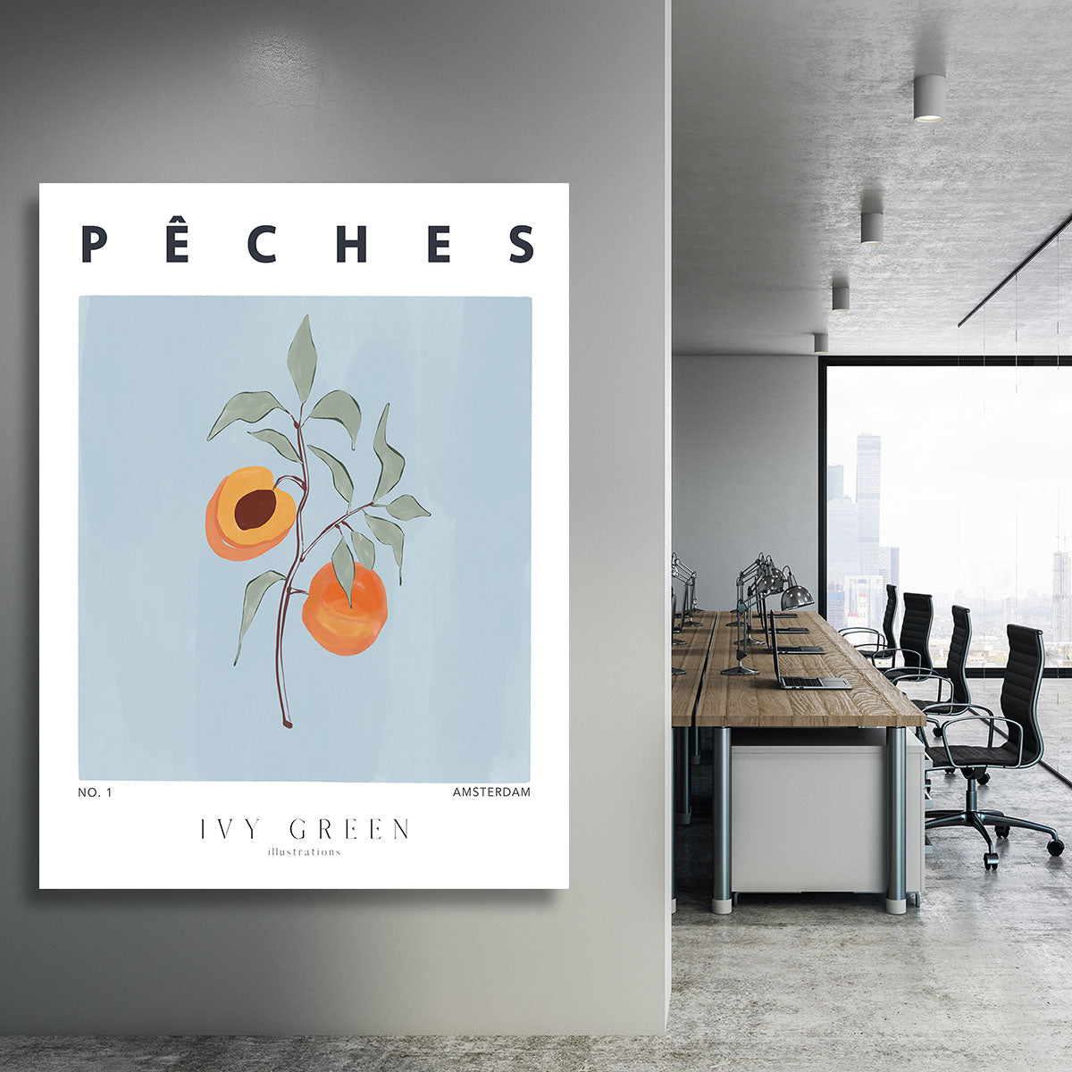 Peaches Canvas Print or Poster - Canvas Art Rocks - 3