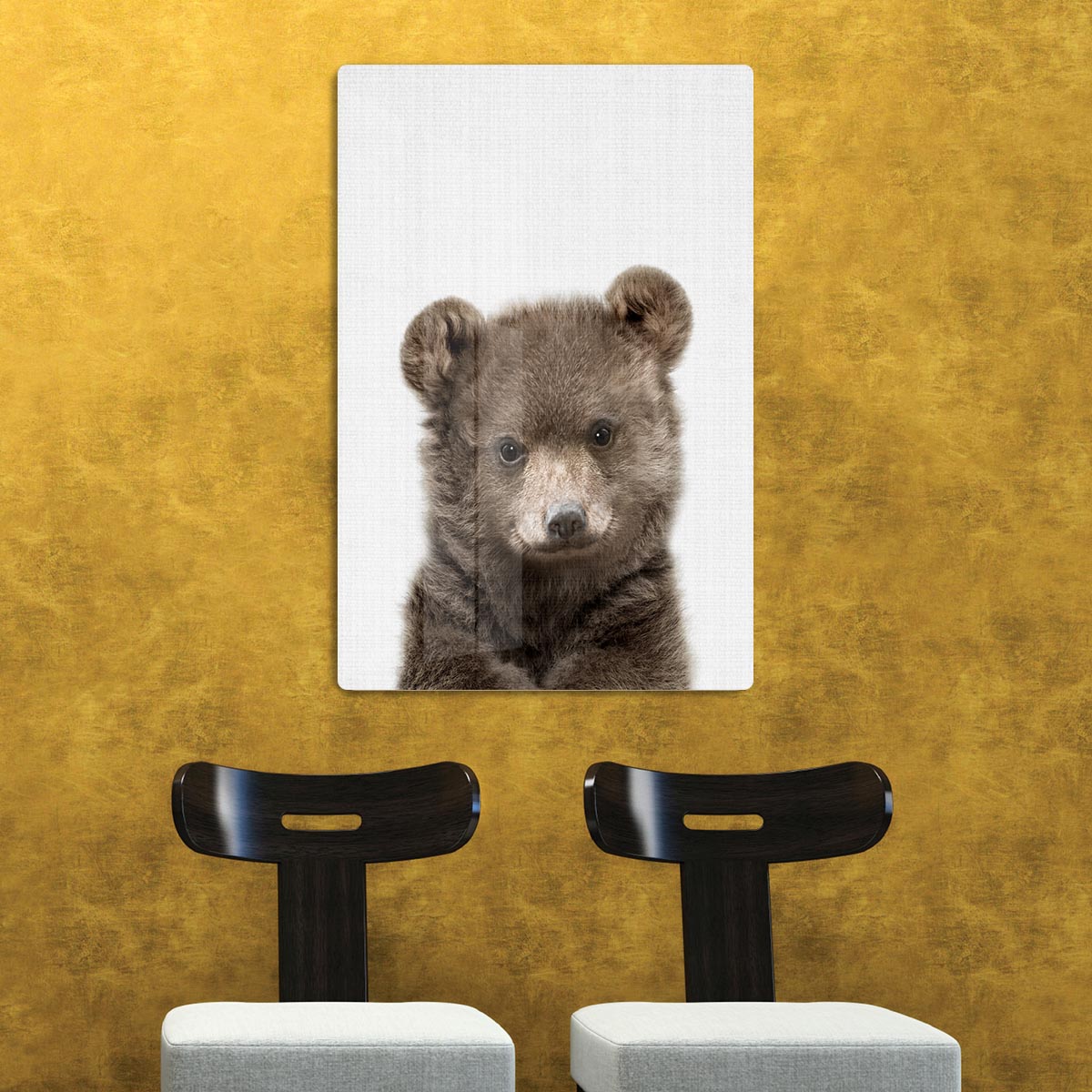 Peekaboo Baby Bear Acrylic Block - 1x - 2