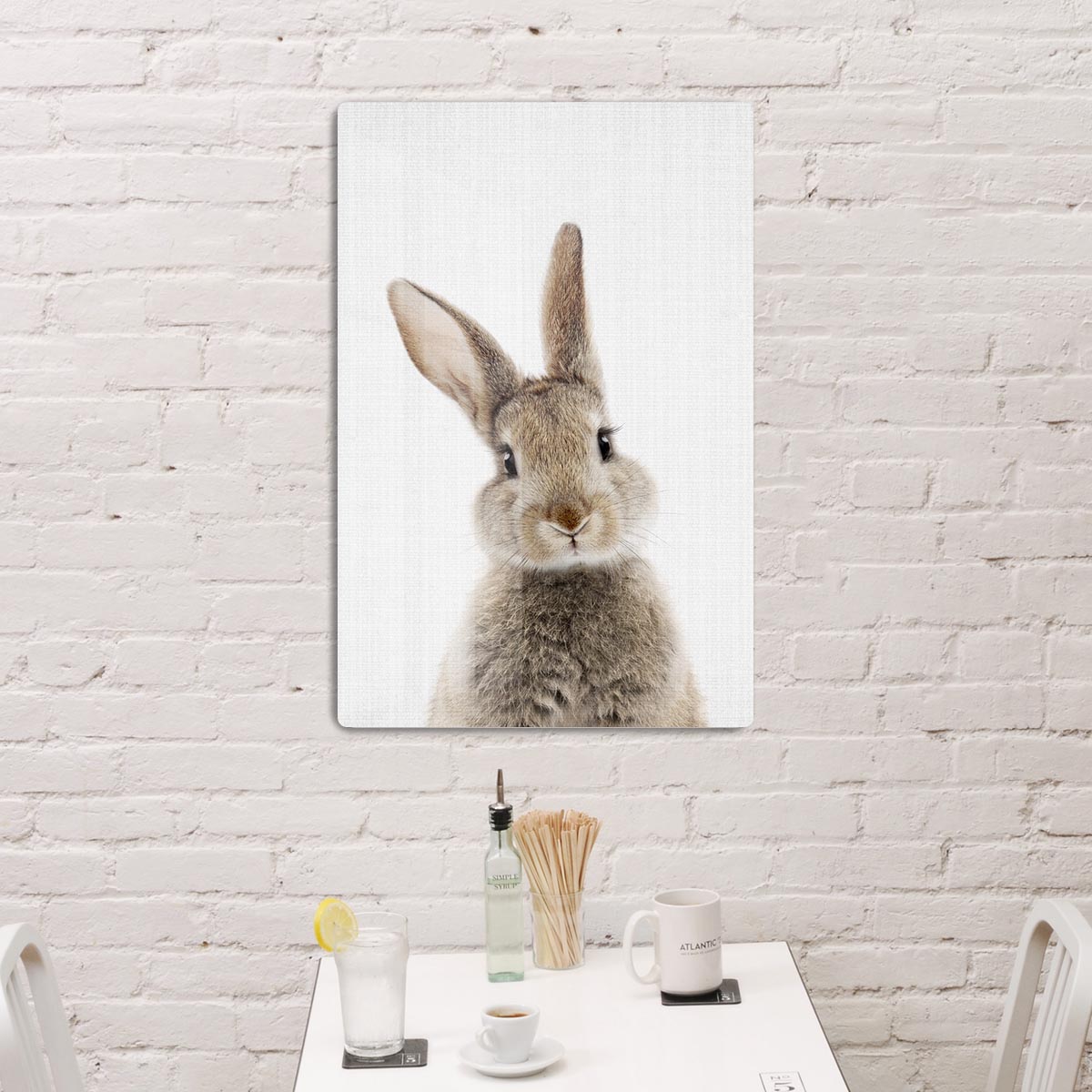 Peekaboo Bunny Acrylic Block - 1x - 3