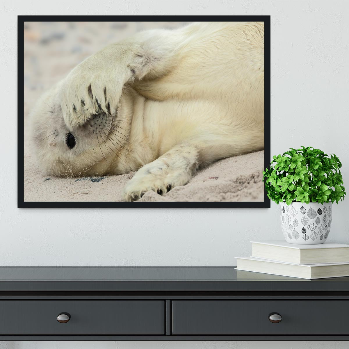 Peekaboo Framed Print - 1x - 2