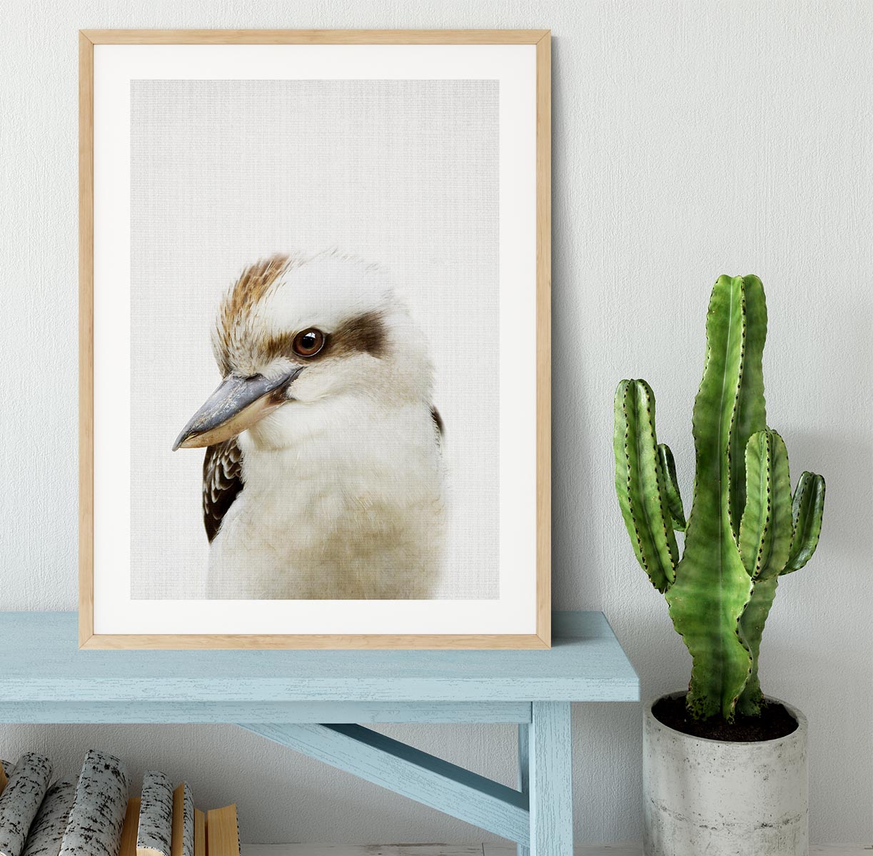 Peekaboo Kookaburra Framed Print - 1x - 3