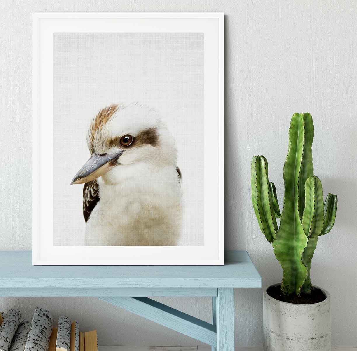 Peekaboo Kookaburra Framed Print - 1x - 5