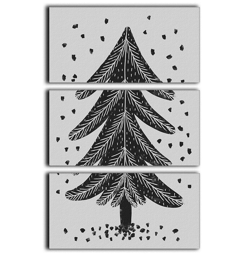 Pine Tree 3 Split Panel Canvas Print - 1x - 1