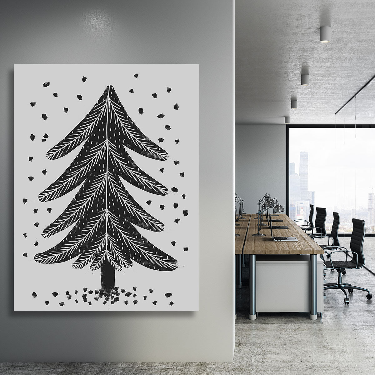 Pine Tree Canvas Print or Poster - 1x - 3