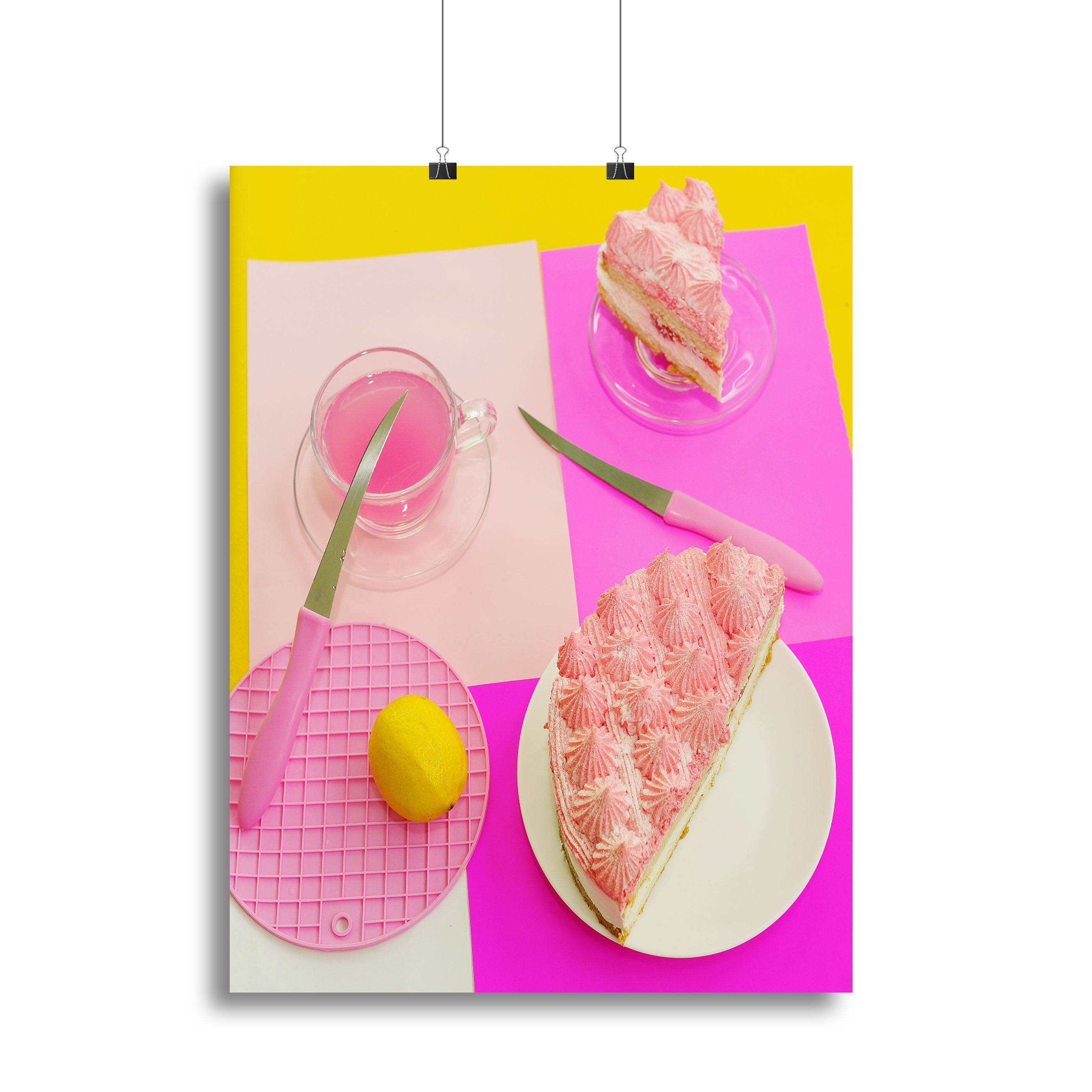 Pink mood Canvas Print or Poster - 1x - 2