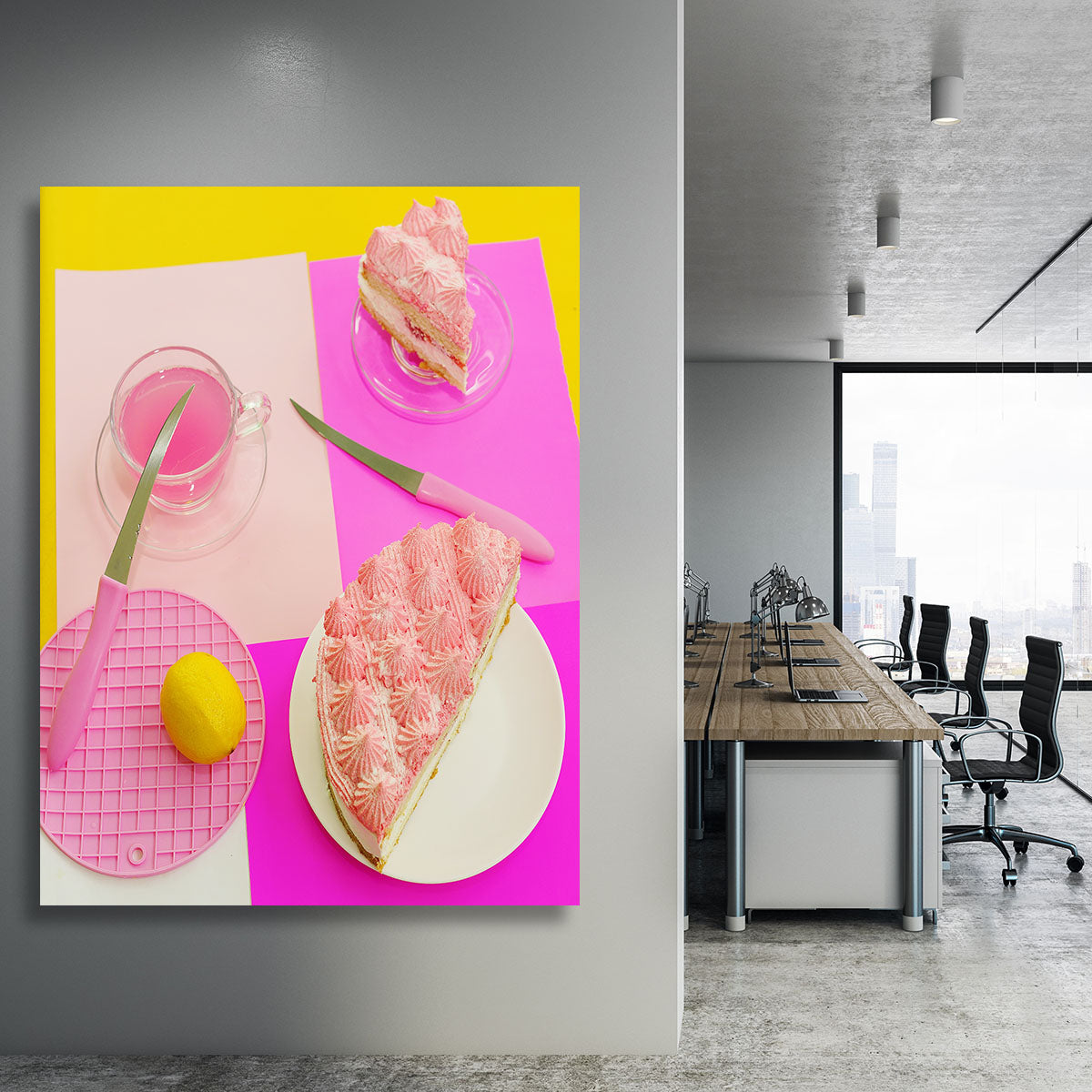 Pink mood Canvas Print or Poster - 1x - 3