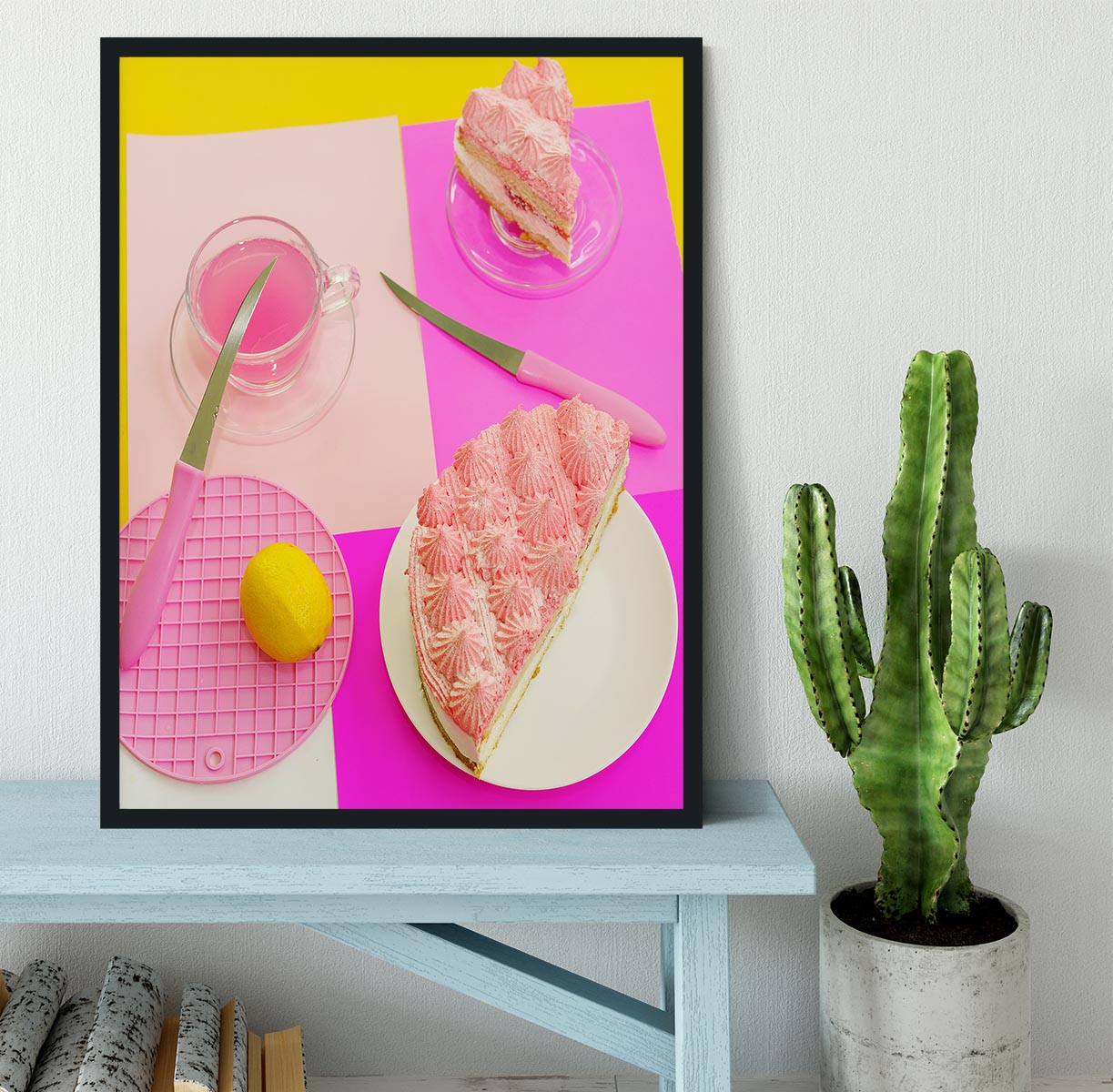 Pink mood Framed Print - 1x - 2