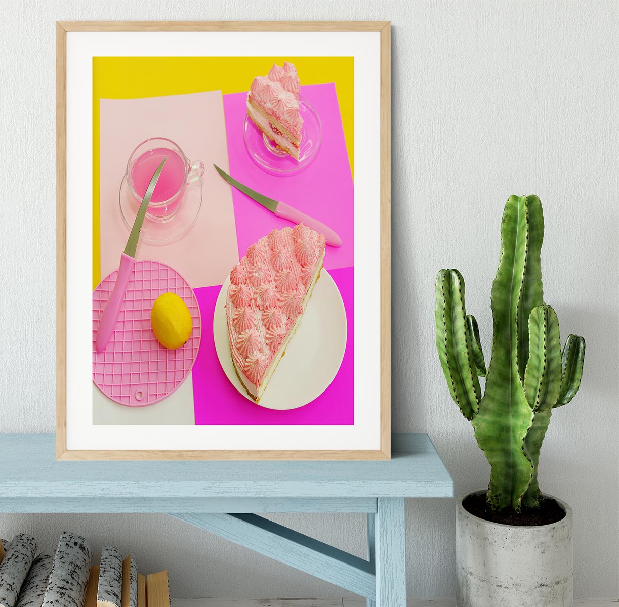 Pink mood Framed Print - 1x - 3