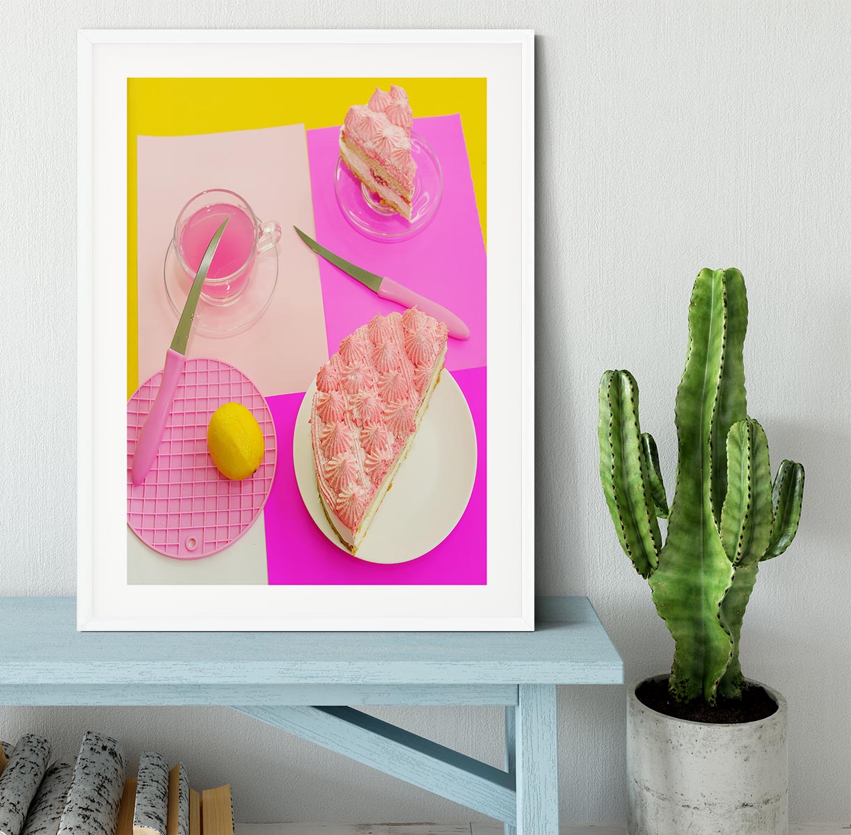 Pink mood Framed Print - 1x - 5