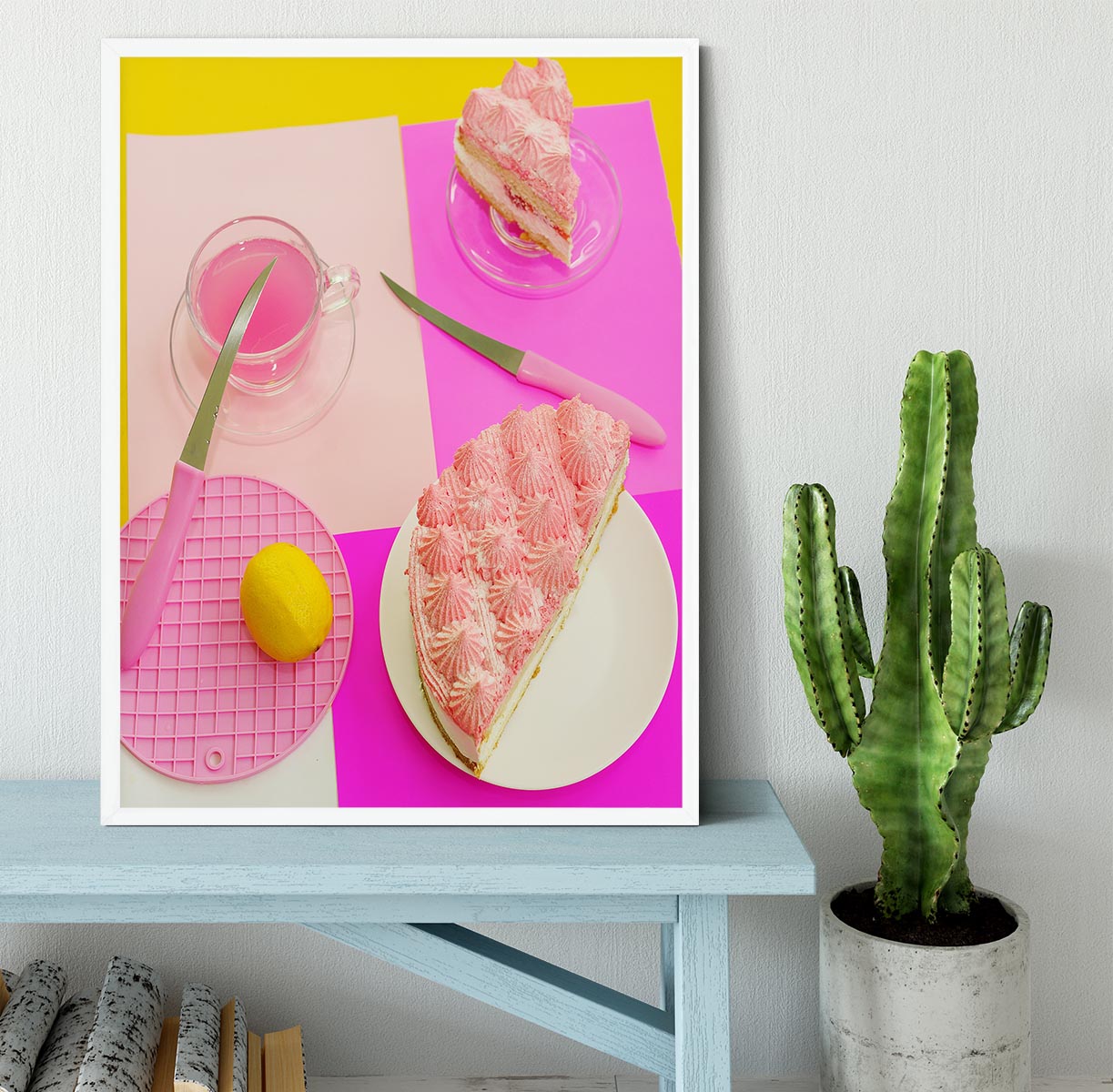 Pink mood Framed Print - 1x -6