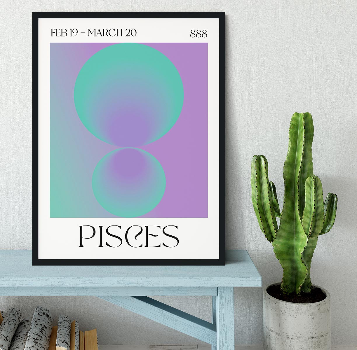 Pisces Celestial Dreams Art Framed Print - Canvas Art Rocks - 2