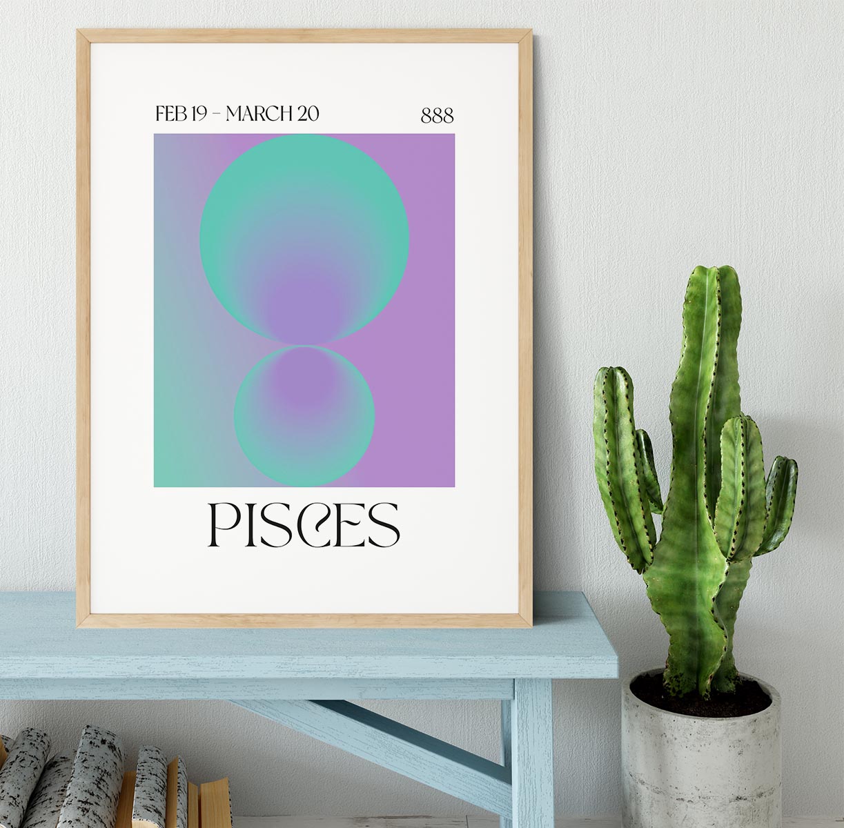 Pisces Celestial Dreams Art Framed Print - Canvas Art Rocks - 3