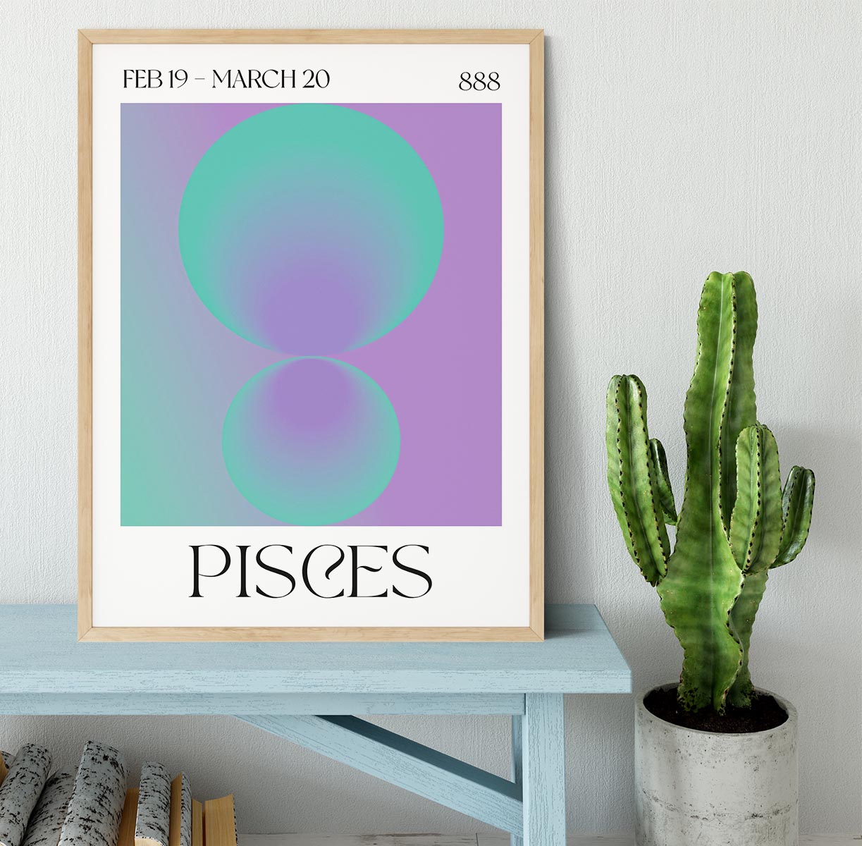 Pisces Celestial Dreams Art Framed Print - Canvas Art Rocks - 4