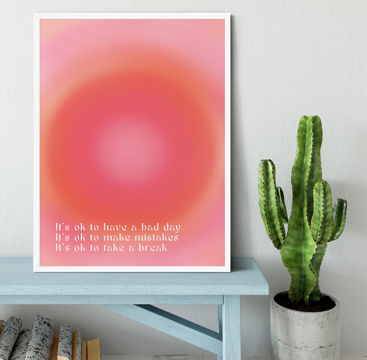 Positivity Spark Poster Framed Print - Canvas Art Rocks -6