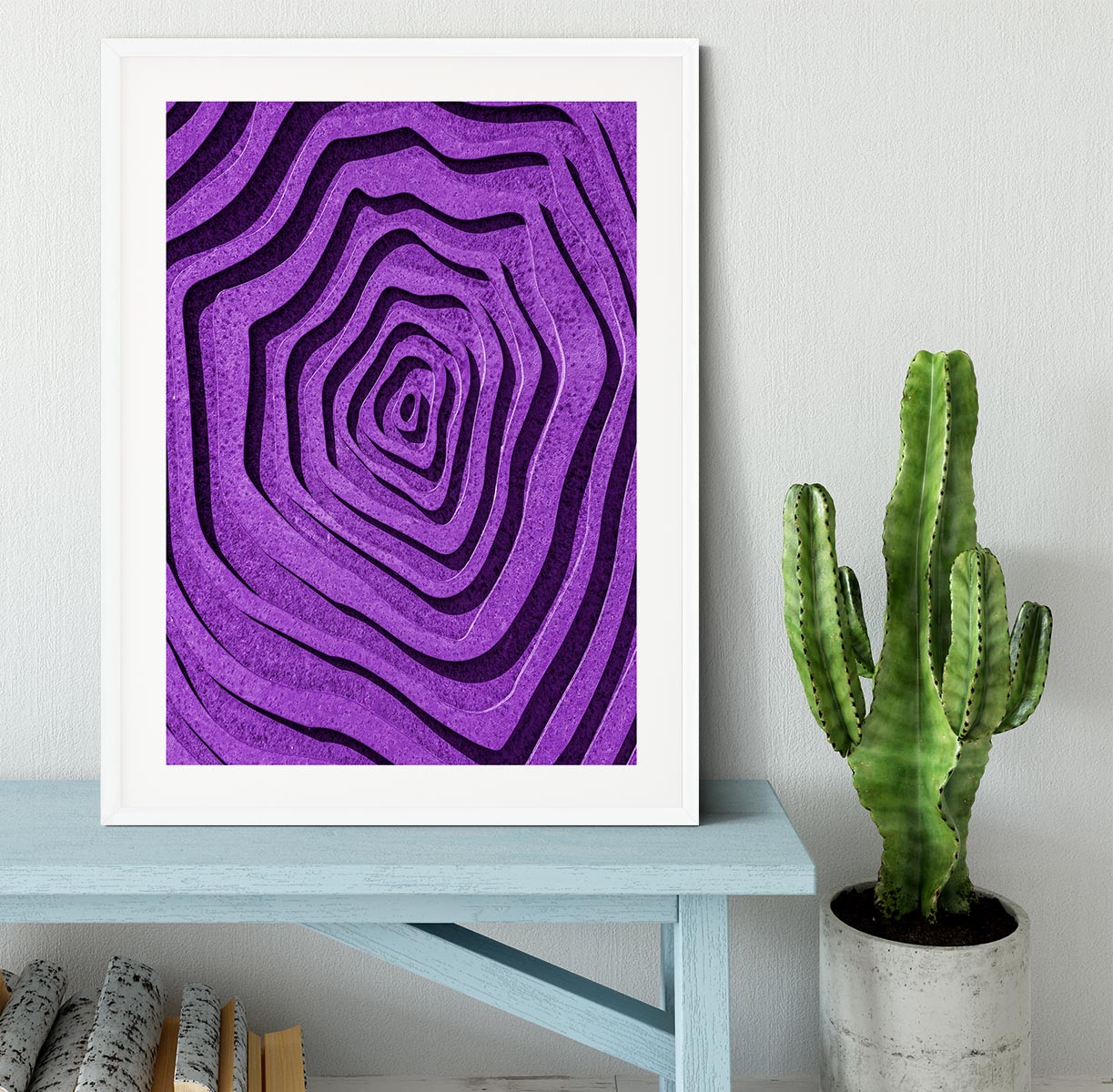 Purple Maze Framed Print - 1x - 5