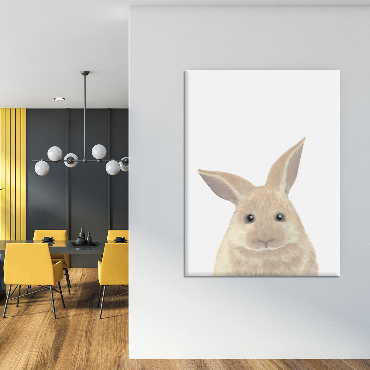 Rabbit Canvas Print or Poster - 1x - 4