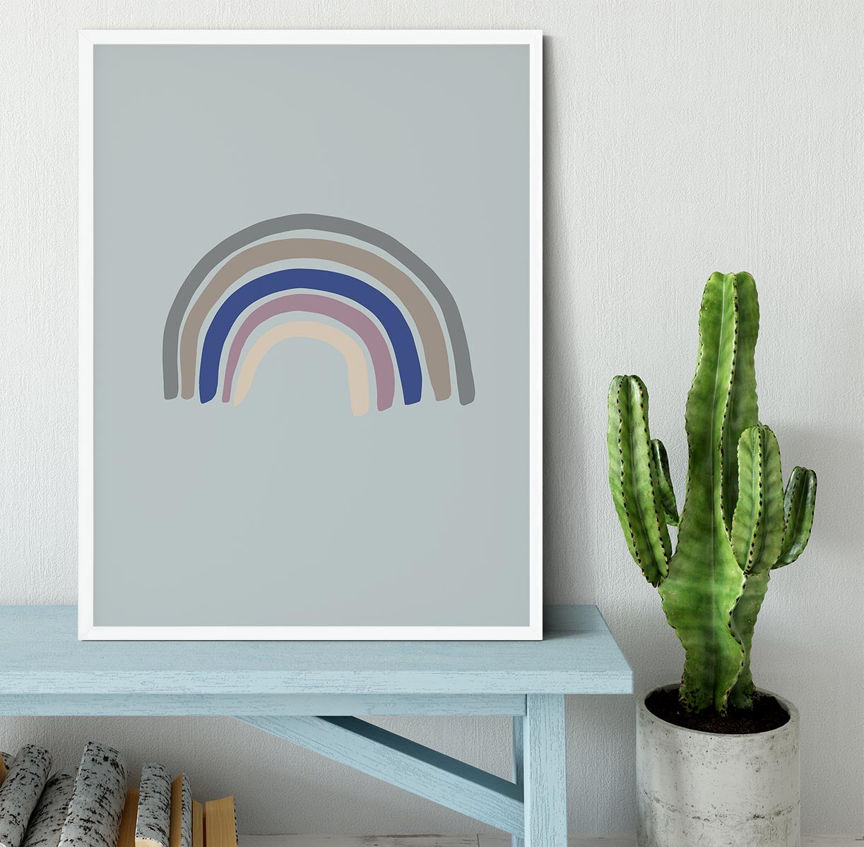 Rainbow Blue Framed Print - 1x -6