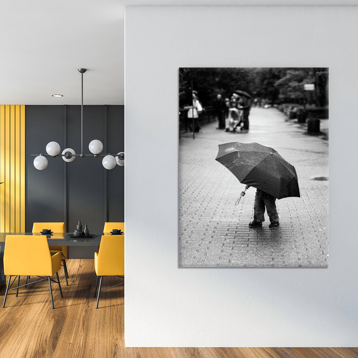 Rainy day Canvas Print or Poster - 1x - 4