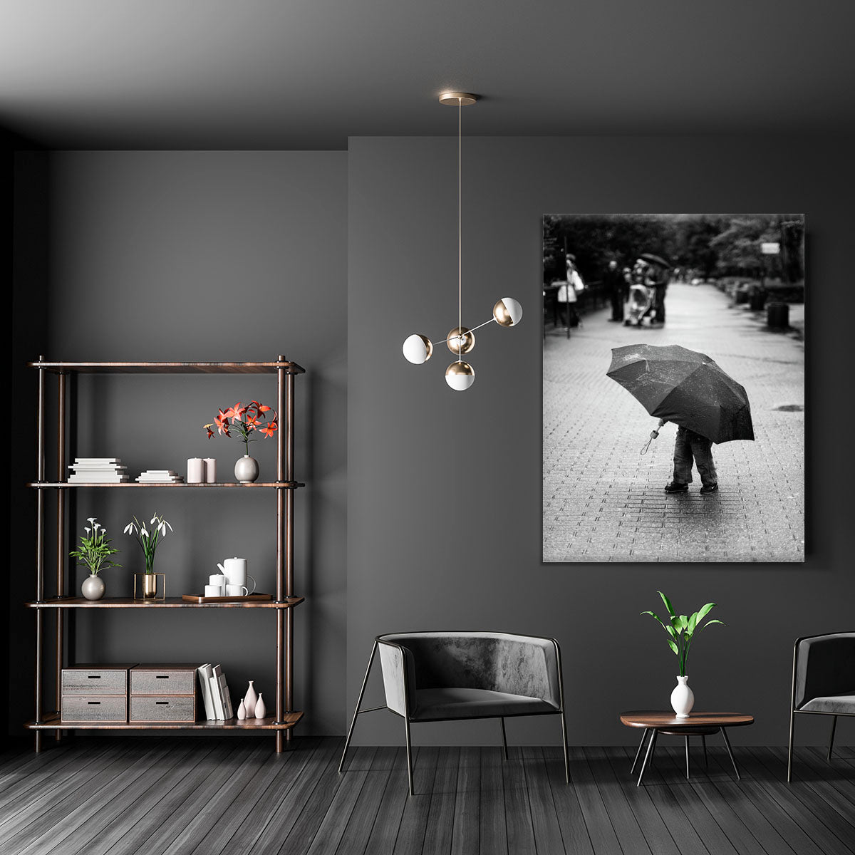 Rainy day Canvas Print or Poster - 1x - 5