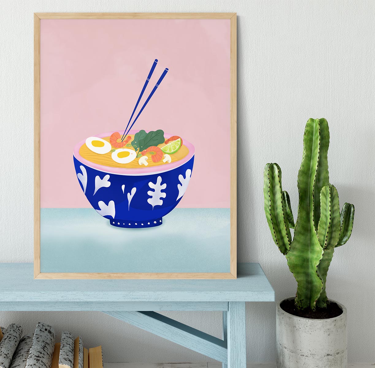 Ramen Bowl Framed Print - Canvas Art Rocks - 4