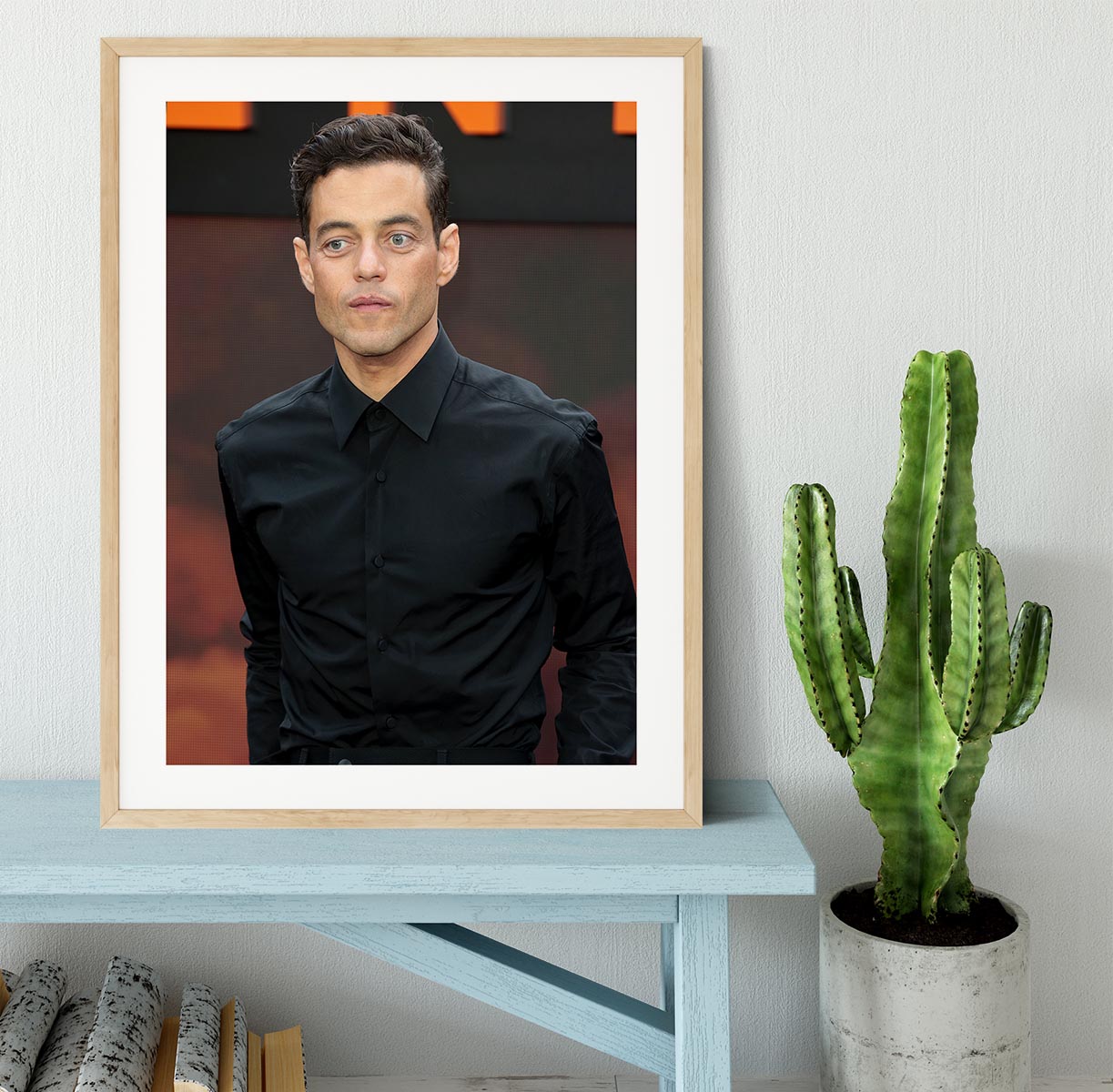 Rami Malik at the Oppenheimer premiere Framed Print - Canvas Art Rocks - 3