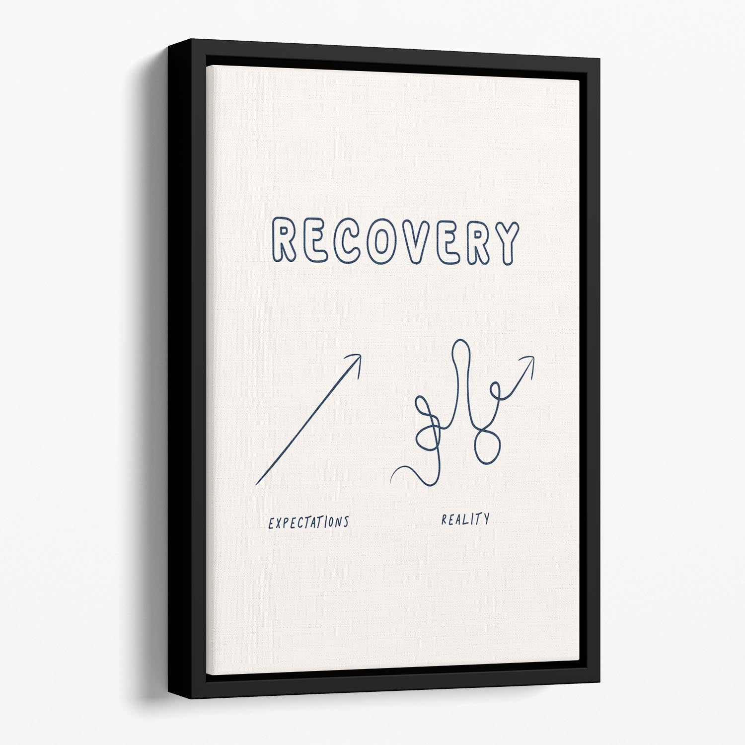 Recovery Floating Framed Canvas - Canvas Art Rocks - 1