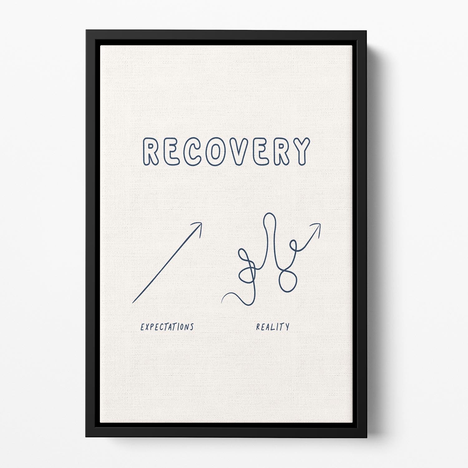 Recovery Floating Framed Canvas - Canvas Art Rocks - 2