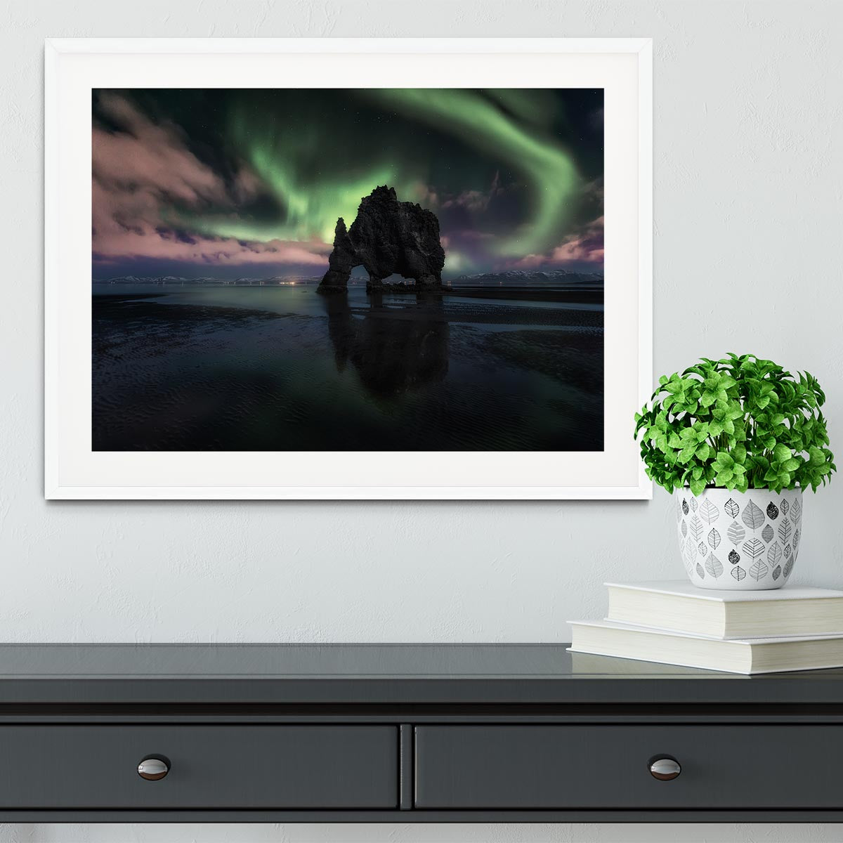 Rhino Silhouette II Framed Print - Canvas Art Rocks - 5