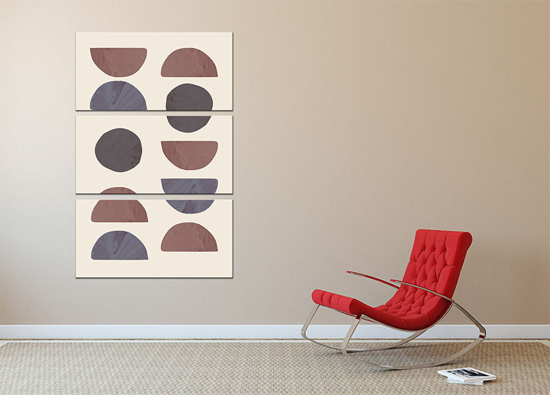 Rock sandwich 3 Split Panel Canvas Print - 1x - 2