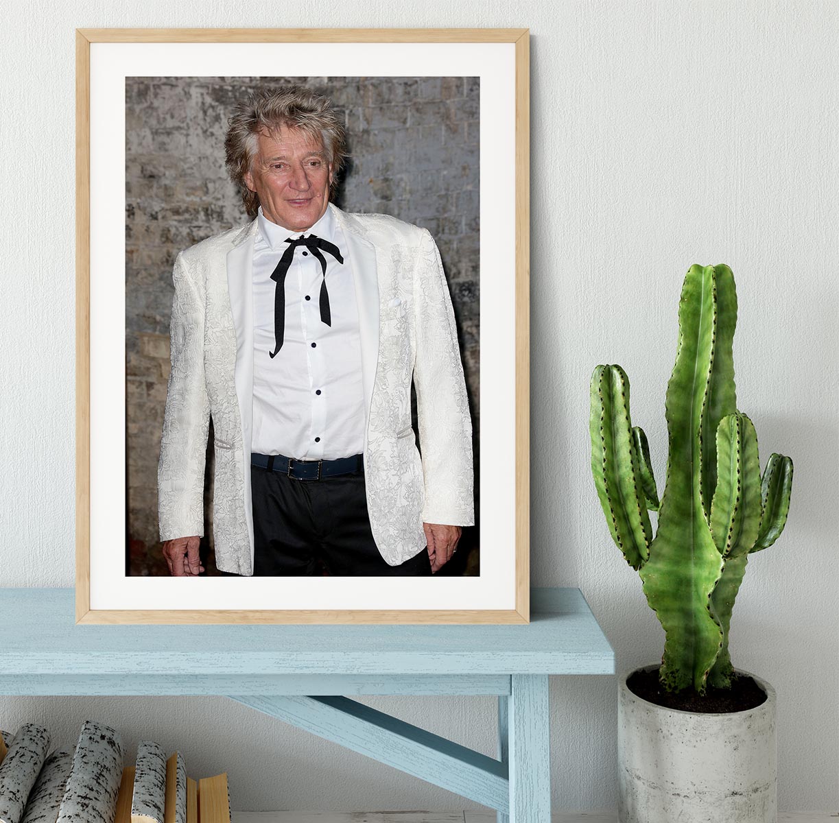 Rod Stewart in 2023 Framed Print - Canvas Art Rocks - 3