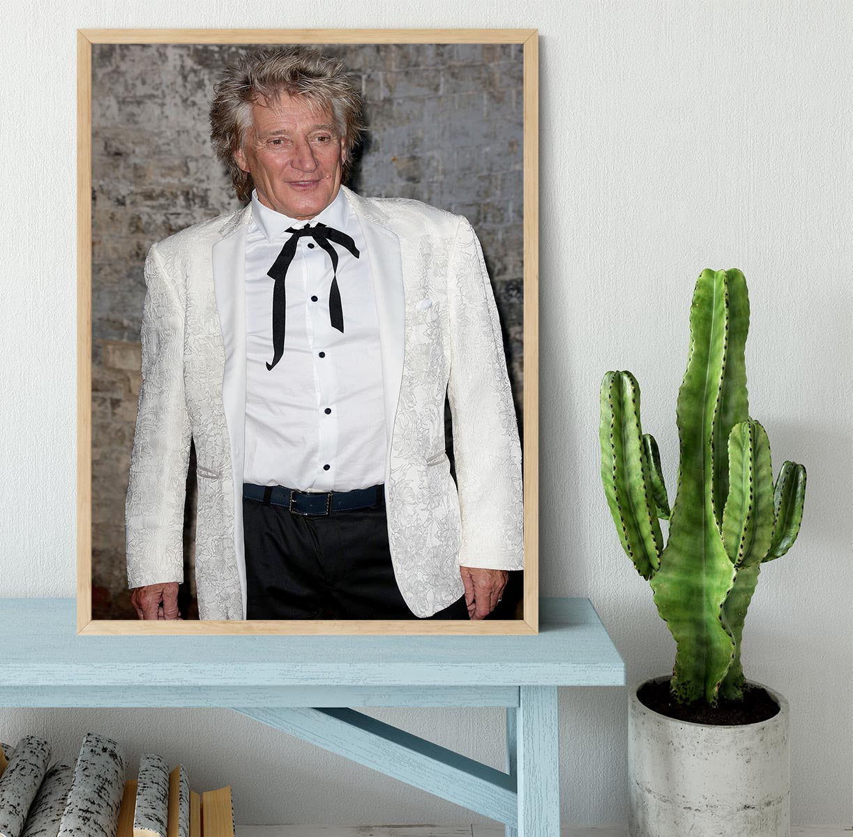 Rod Stewart in 2023 Framed Print - Canvas Art Rocks - 4