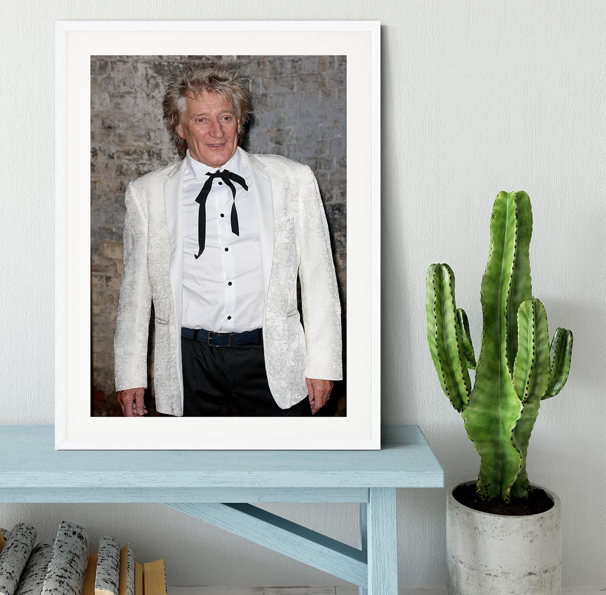 Rod Stewart in 2023 Framed Print - Canvas Art Rocks - 5