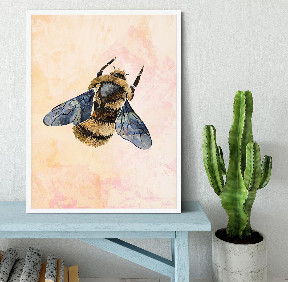 Rustic bee Framed Print - 1x -6