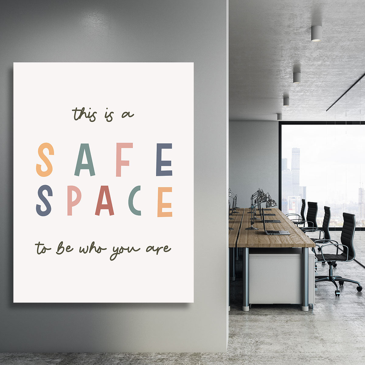 Safe Space Canvas Print or Poster - Canvas Art Rocks - 3