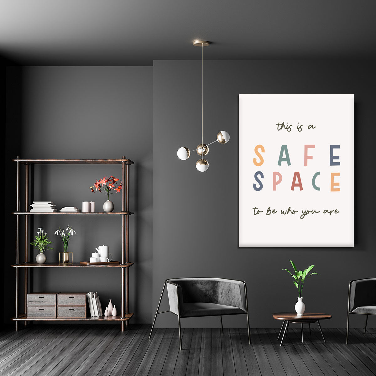 Safe Space Canvas Print or Poster - Canvas Art Rocks - 5