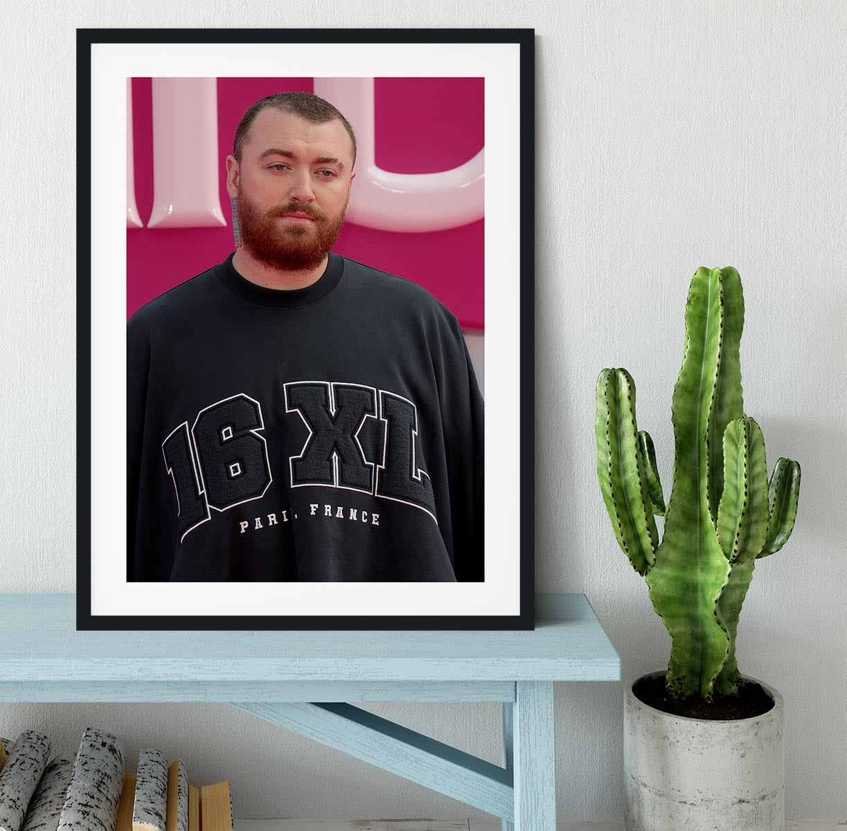 Sam Smith at the Barbie premiere Framed Print - Canvas Art Rocks - 1