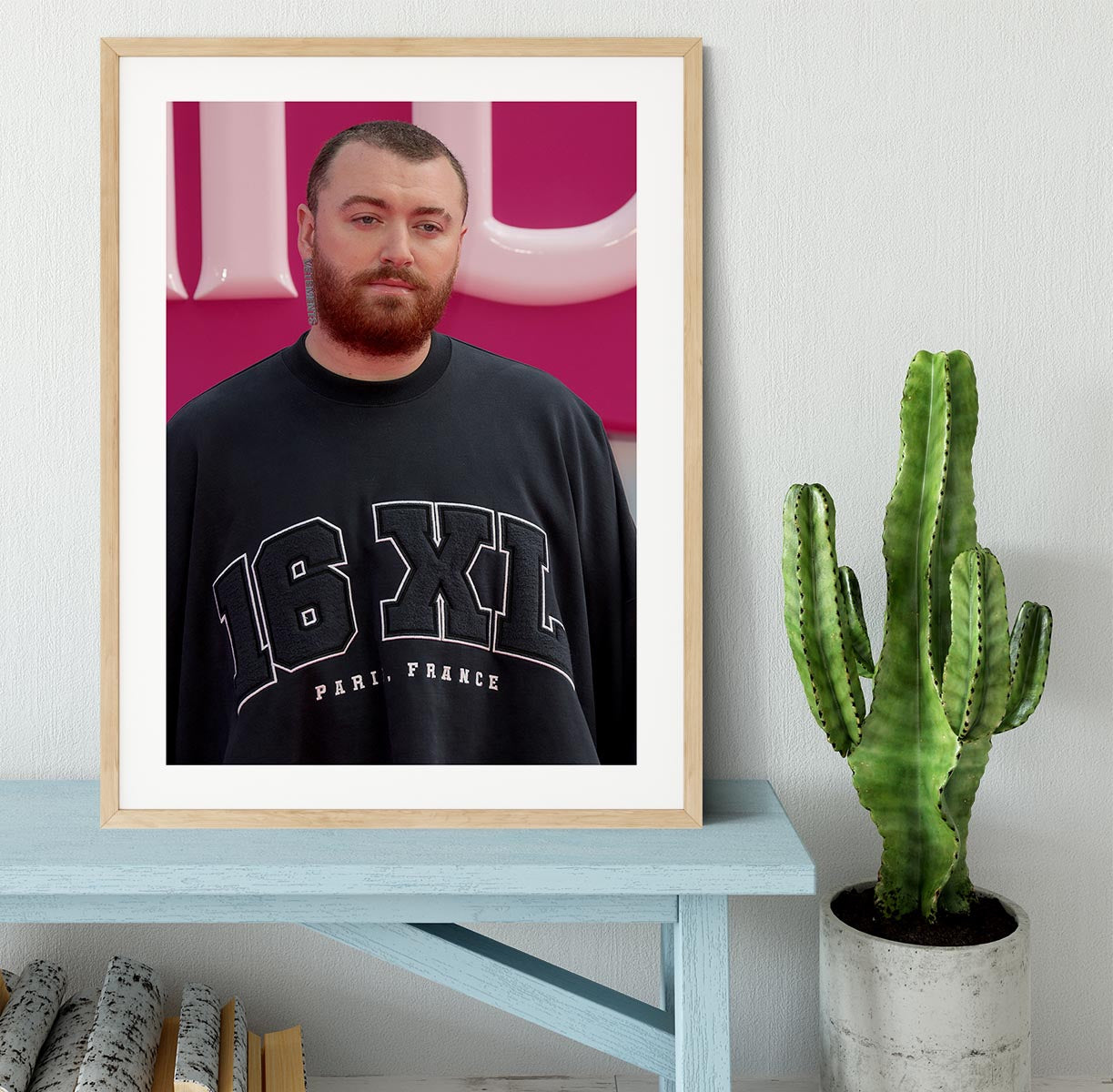 Sam Smith at the Barbie premiere Framed Print - Canvas Art Rocks - 3