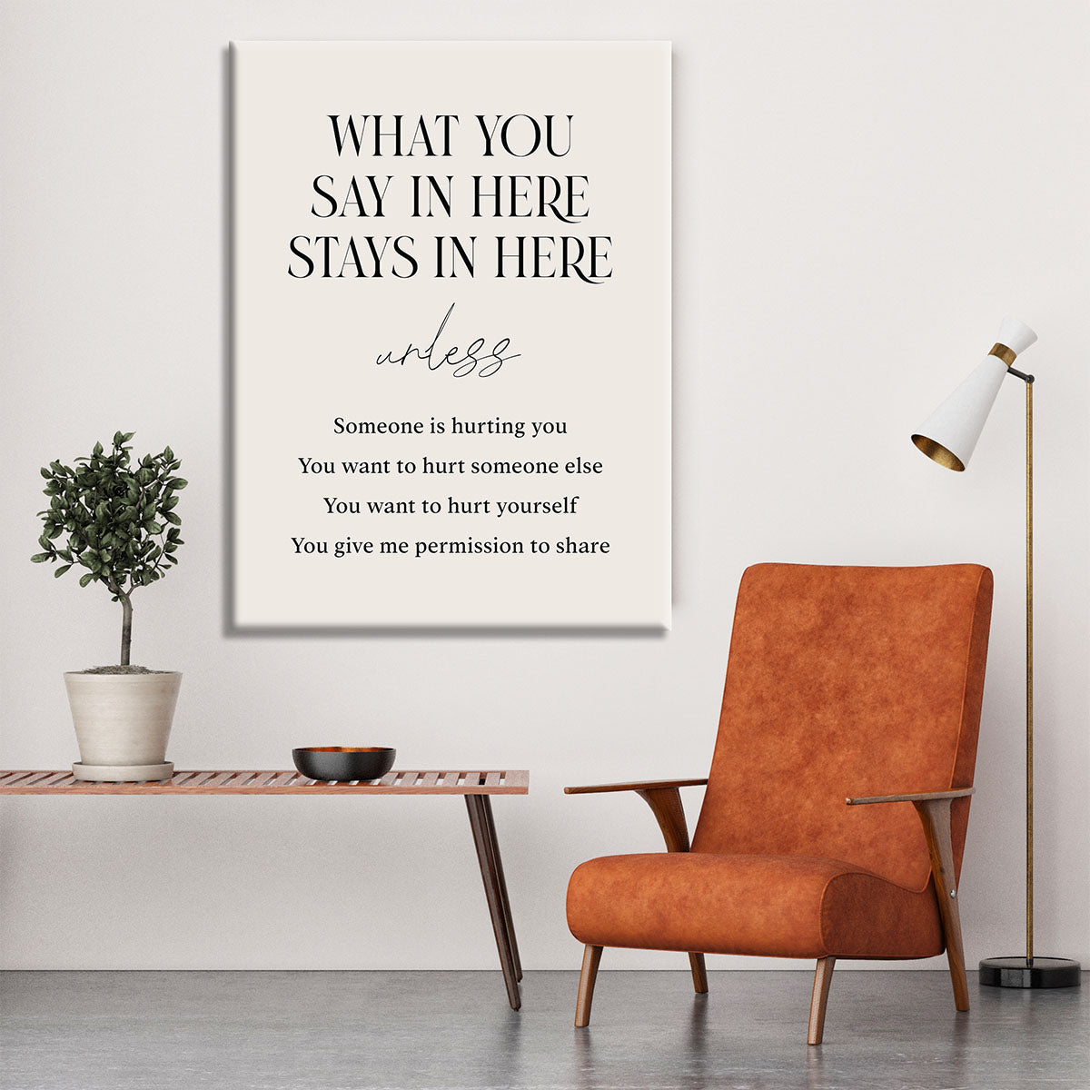 Saysherestayhere Canvas Print or Poster - Canvas Art Rocks - 6