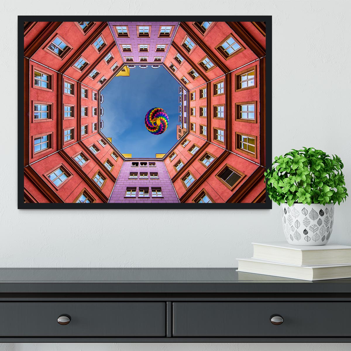 Shapes and Swirls Framed Print - 1x - 2