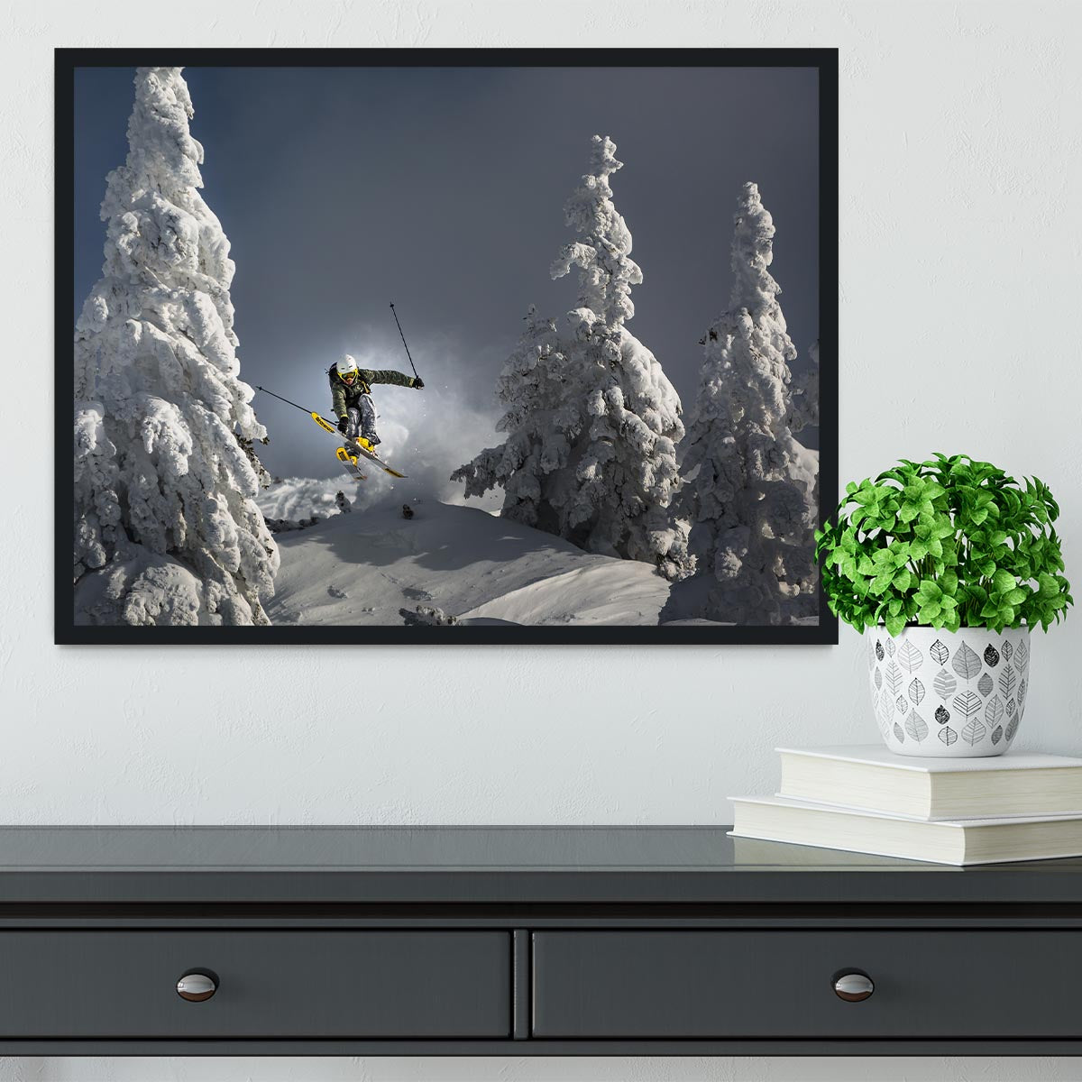 Ski is life Framed Print - 1x - 2