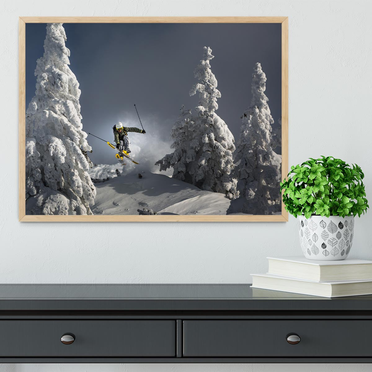 Ski is life Framed Print - 1x - 4