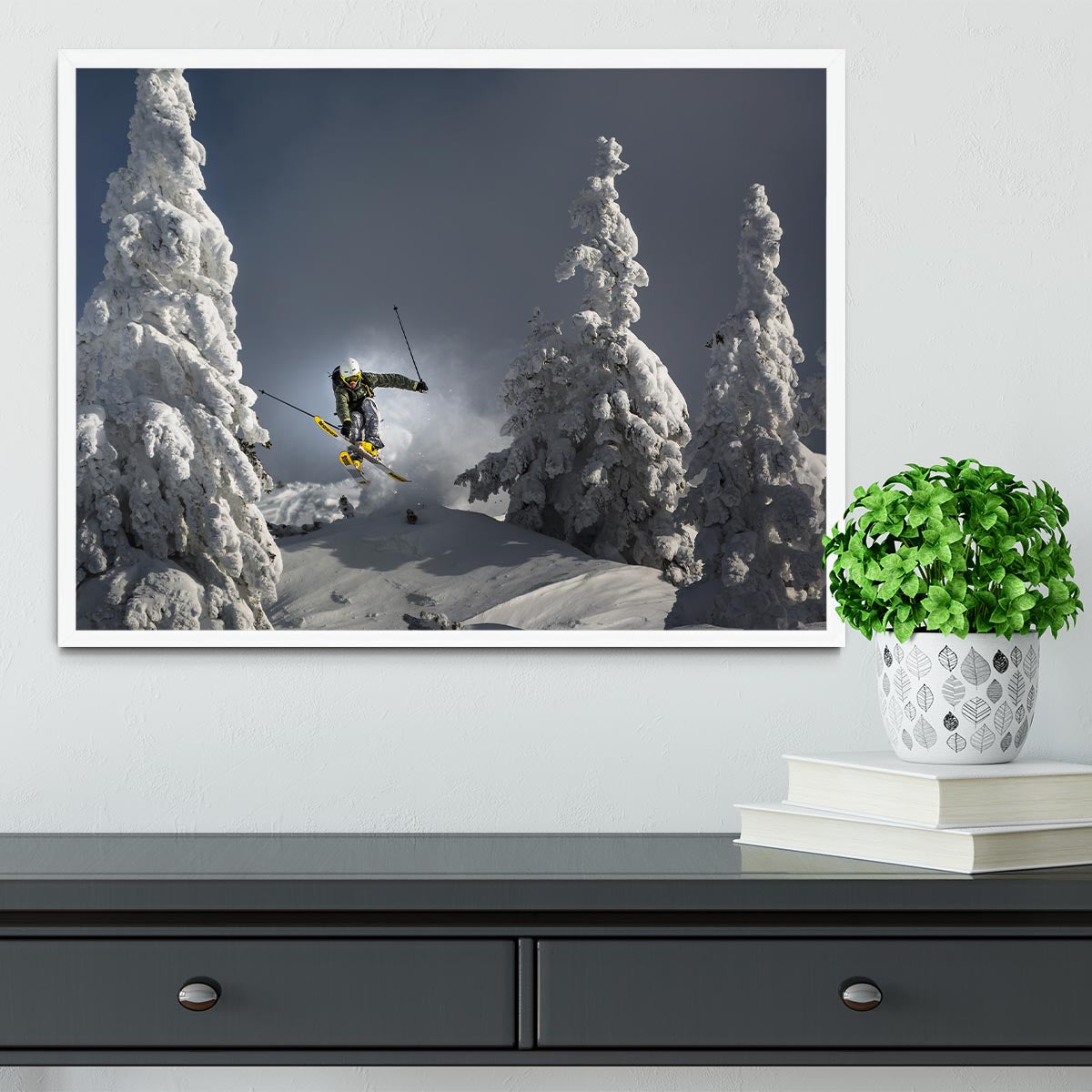 Ski is life Framed Print - 1x -6