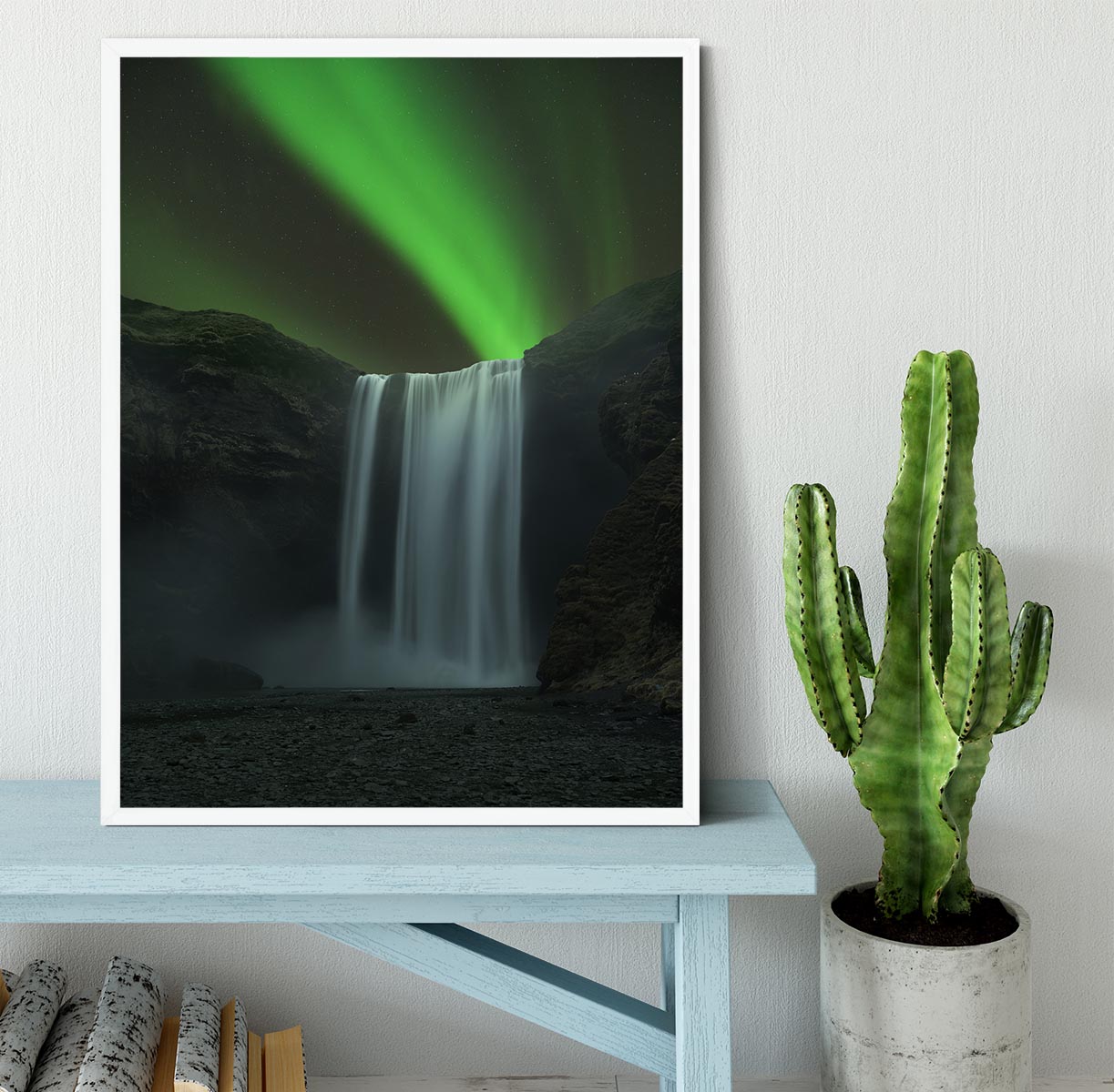 Skogafoss Framed Print - Canvas Art Rocks -6