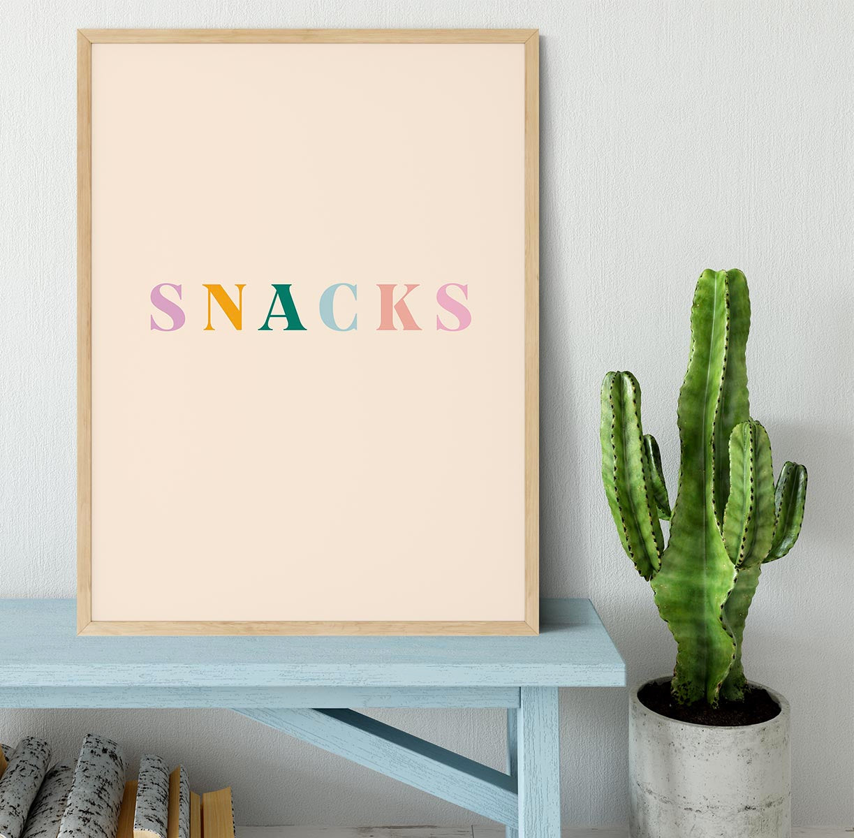 Snacks Framed Print - Canvas Art Rocks - 4