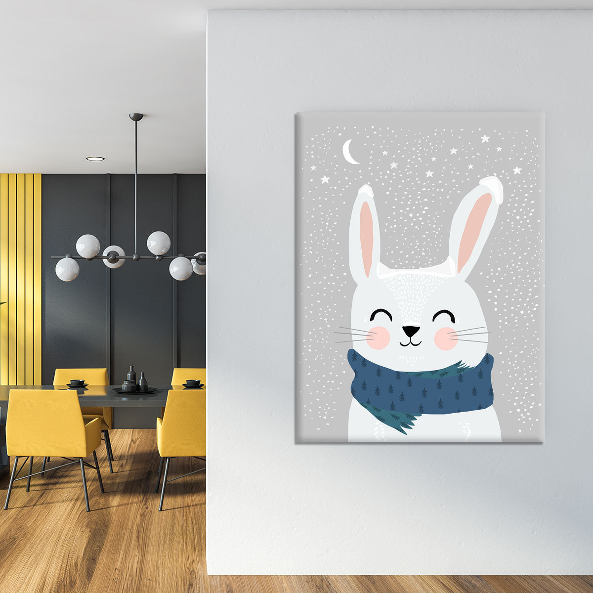 Snow Bunny Canvas Print or Poster - 1x - 4