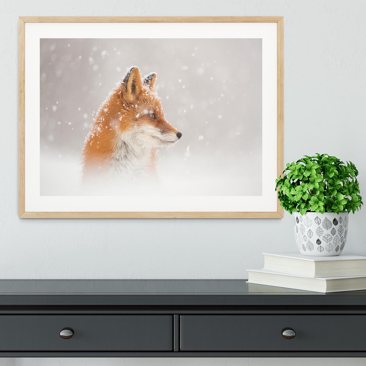 Snow is falling Framed Print - 1x - 3