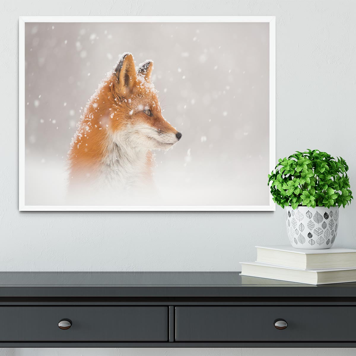 Snow is falling Framed Print - 1x -6