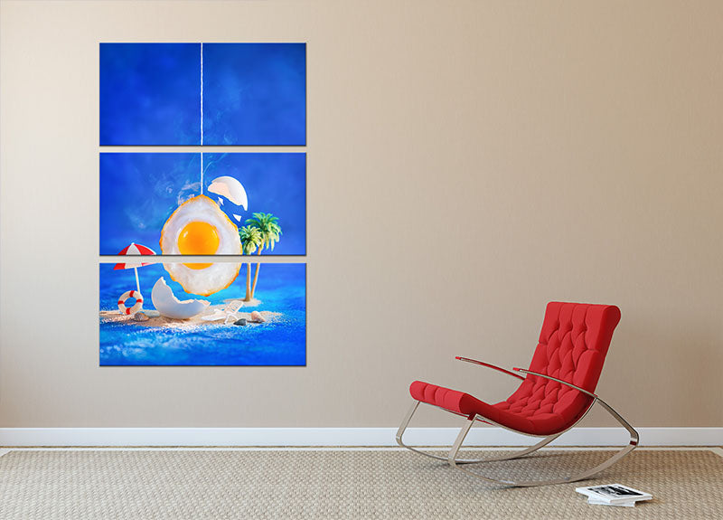 So Sunny 3 Split Panel Canvas Print - 1x - 2