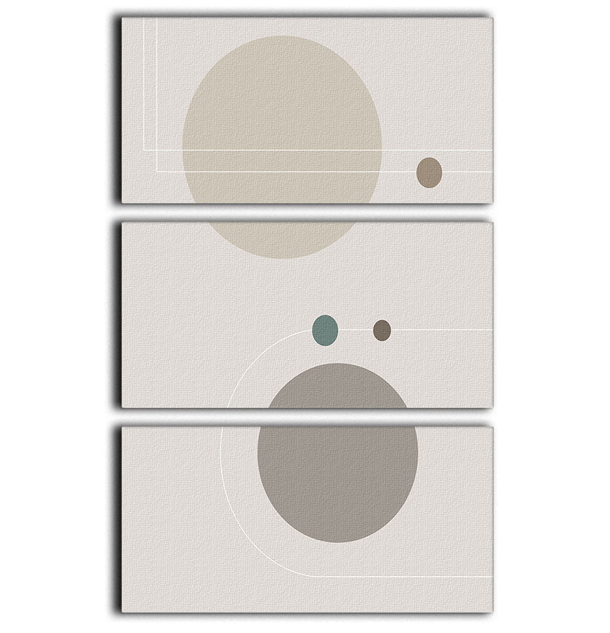 Space Orbit 02 3 Split Panel Canvas Print - 1x - 1